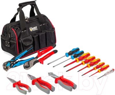Универсальный набор инструментов КВТ Эксплуатационщик НИЭ-07 / 87135 - фото