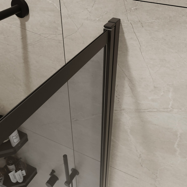 Стеклянная шторка для ванны Benetto BEN801 BLT