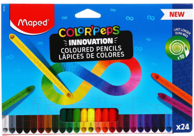 Набор цветных карандашей Maped Color Peps Infinity / 861601 - фото