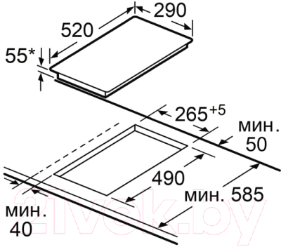 Индукционная варочная панель Maunfeld AVI292STBK