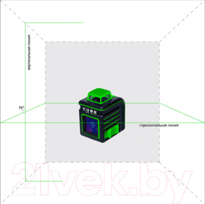 Лазерный нивелир ADA Instruments Cube 360 Green Professional Edition / A00535