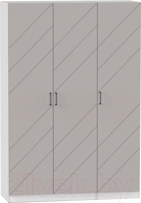 Шкаф Интермебель Марсель-1 / МР 01-01-MN (луна софт) - фото