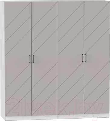 Шкаф Интермебель Марсель-5 / МР 01-05-MN (луна софт) - фото