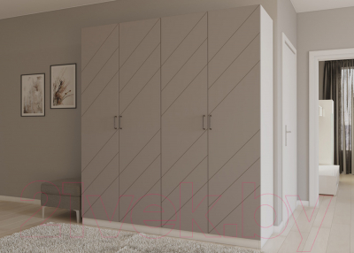 Шкаф Интермебель Марсель-5 / МР 01-05-MN (луна софт)