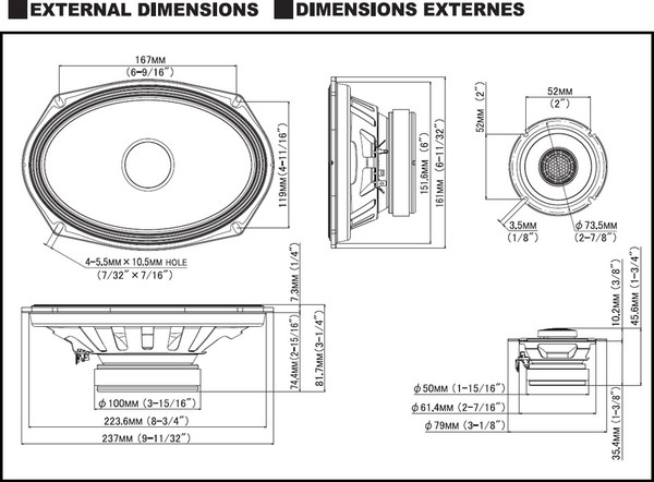 Компонентная АС Alpine S2-S69C