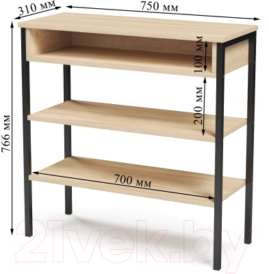 Стеллаж Mio Tesoro Mila Loft