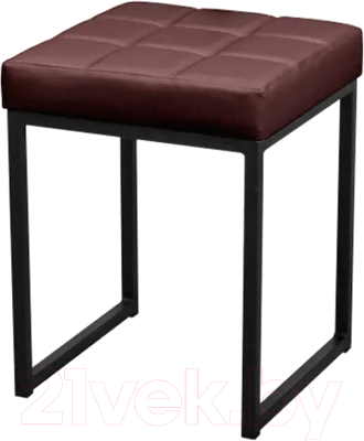 Табурет СоюзРегионПоставка Лофт-К / СРП-904 (муар черный/texas 05 коричневый) - фото