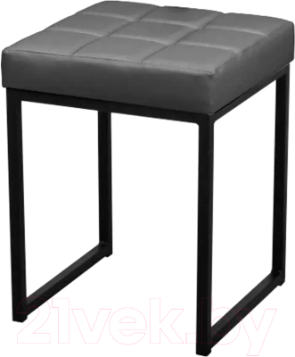 Табурет СоюзРегионПоставка Лофт-К / СРП-904 (муар черный/экотекс 3022) - фото