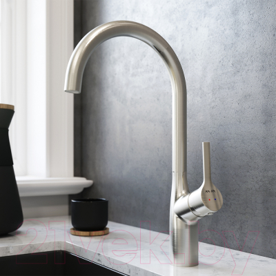 Смеситель AM.PM Spike F9S07011 (сатин)