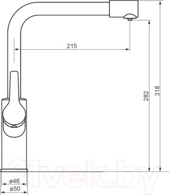 Смеситель Damixa Merkur 710771000