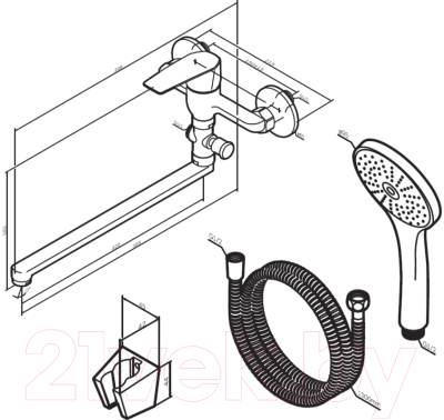 Смеситель AM.PM Gem F90A90100
