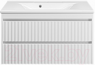 Тумба под умывальник Brevita Balaton 100 / BAL-06100-01-01П2Я
