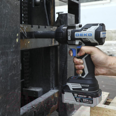 Аккумуляторный гайковерт Deko DKIS20FU-Li / 063-4435 