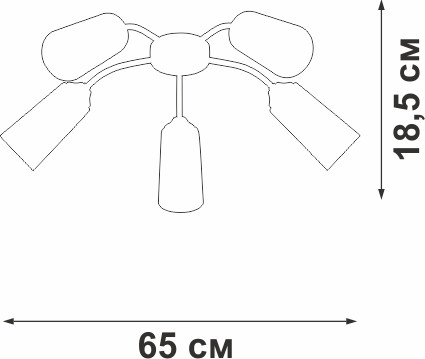 Люстра Vitaluce V3758-0/5PL