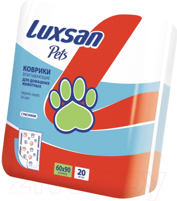 Одноразовая пеленка для животных Luxsan Pets Premium 60x90 - фото