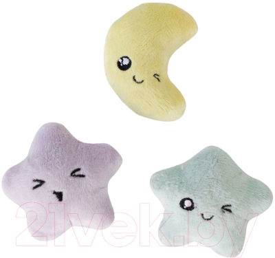 Набор игрушек для кошек Petstages Звездочки и луна / 70381M - фото