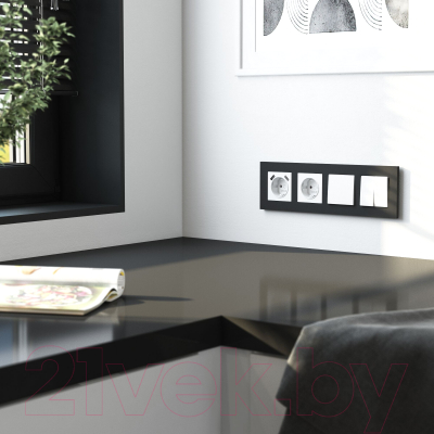 Рамка для выключателей и розеток Werkel W0042908