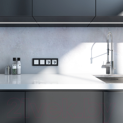 Рамка для выключателей и розеток Werkel W0042908