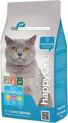 Сухой корм для кошек HappyOne Cat Sterilized (10кг) - фото