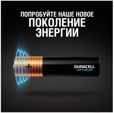 Комплект батареек Duracell LR6 AA Optimum 1.5В