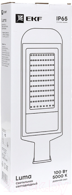 Светильник уличный EKF PROxima SLL-8003-100-5000