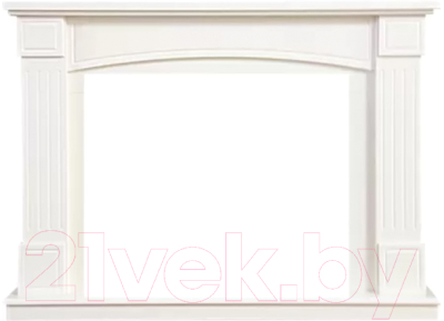 Портал для камина Смолком Boston MB/JUP/SYM26 (белый ваниль) - фото