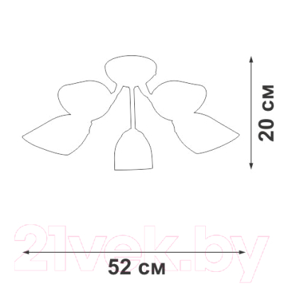Люстра Vitaluce V3405-0/5PL