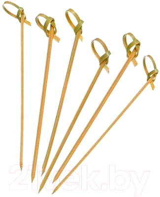 Набор одноразовых шпажек Паксервис Узелок 90 / 285583 - фото