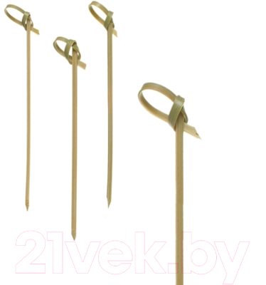 Набор одноразовых шпажек Паксервис Узелок 90 / 285583