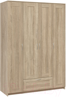 Шкаф Mio Tesoro Сириус 4-х створчатый 1 ящик 2.02.01.490.3 - фото