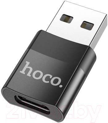 Адаптер Hoco UA17 USB Male-Type-C Female - фото