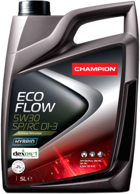 Моторное масло Champion Eco Flow 5W30 SP/RC D1-3 / 1049910 - фото