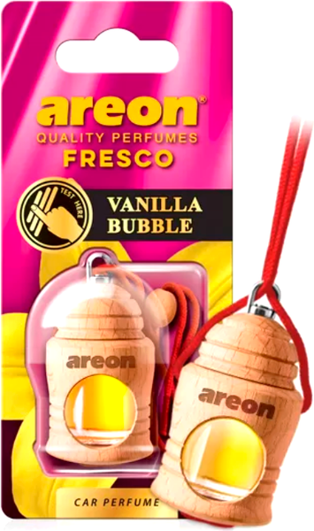 Ароматизатор автомобильный Areon Fresco Vanilla Bubble / ARE-FRTN30 - фото