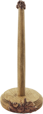 Держатель бумажных полотенец Кольчугинский мельхиор Овощи / КМ1280ПД06 