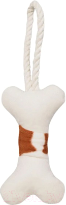 Игрушка для собак Mr. Kranch Косточка с канатом / MKR80247 - фото
