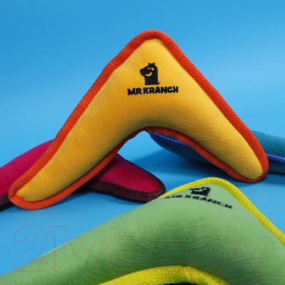 Игрушка для собак Mr. Kranch Бумеранг с пищалкой / MKR80240