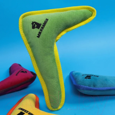 Игрушка для собак Mr. Kranch Бумеранг с пищалкой / MKR80241