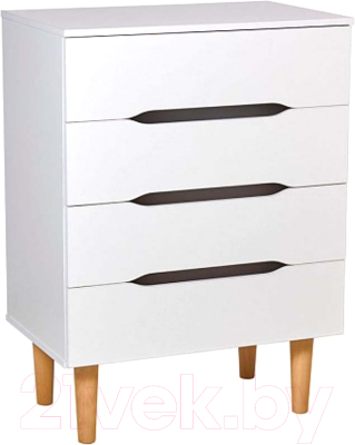 Комод Polini Kids Simple 3602 / 0002751.163 (белый/дуб каменный) - фото