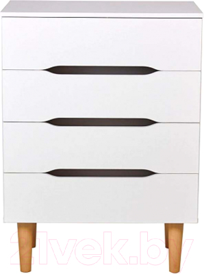 Комод Polini Kids Simple 3602 / 0002751.163 (белый/дуб каменный)