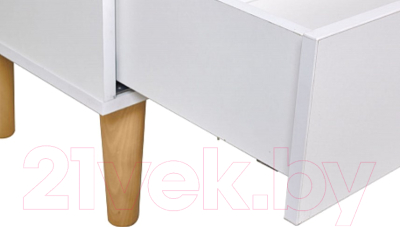 Комод Polini Kids Simple 3602 / 0002751.163 (белый/дуб каменный)