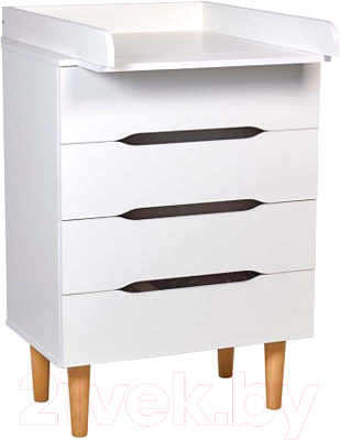 Комод Polini Kids Simple 3602 / 0002751.163 (белый/дуб каменный)