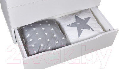 Шкаф Polini Kids Simple 3605 двухсекционный с ящиками / 0002752.163