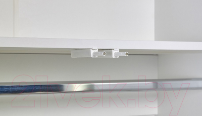 Шкаф Polini Kids Simple двухсекционный с ящиками 3610 / 0002753.163 (белый/дуб каменный)