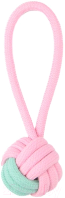 Игрушка для собак Mr. Kranch Мяч из каната на кольцевом шнуре / MKR001126 - фото