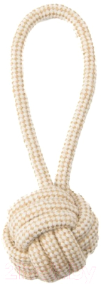 Игрушка для собак Mr. Kranch Мяч из каната на кольцевом шнуре / MKR000127 - фото