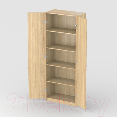 Шкаф Seven Dreams Широкий закрытый SD-204 (дуб сонома)