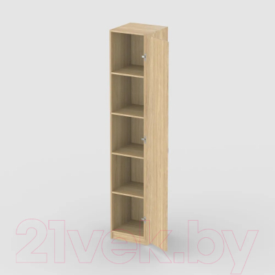 Шкаф-пенал Seven Dreams Закрытый SD-202 (дуб сонома/белый)