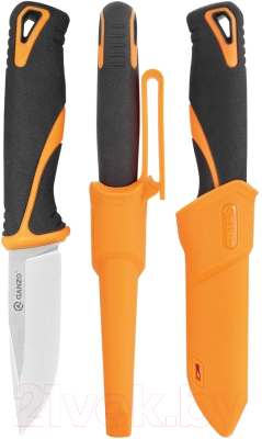 Нож туристический GANZO 9CR14 / G807-OR