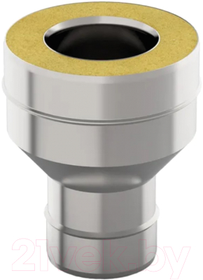 Переходник для дымохода UMKPRO Т/ П-М ф 130х200 AISI 439/439 1.0мм/0.5мм тип-2 - фото