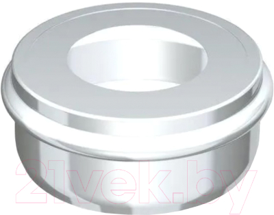 Заглушка дымохода UMKPRO С отверстием ф 130х200 AISI 439/0.5мм В - фото